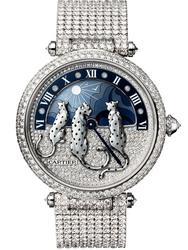 ACR071 一比一复刻 卡地亚猎豹系列 女 石英表