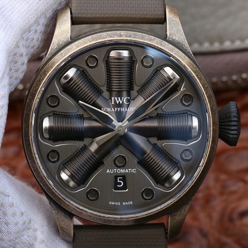 AIWC061 一比一复刻 万国 飞行员系列概念表 大飞机全自动机械表 夜光 日历.