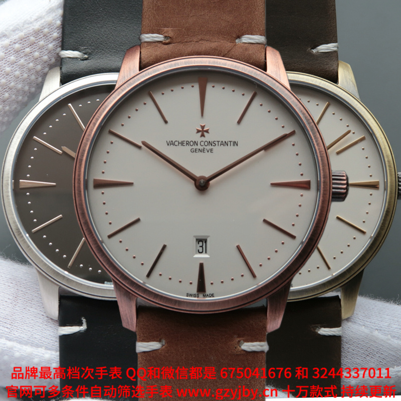 AVC10 一比一复刻 江诗丹顿 传承系列 男 全自动机械表 复古限量版